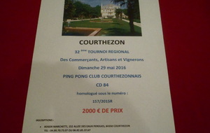 32ème TOURNOI REGIONAL DES COMMERCANTS ARTISANS ET VIGNERONS