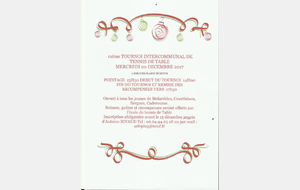 TOURNOI INTERCOMMUNAL JEUNES