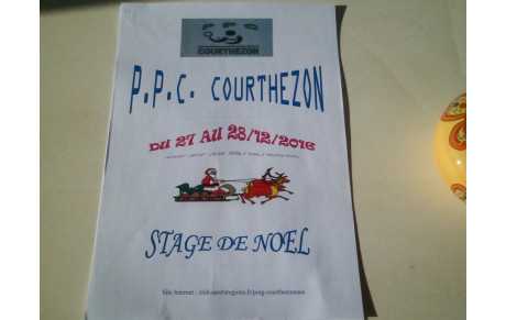 LE P.PC.C. ORGANISE UN STAGE