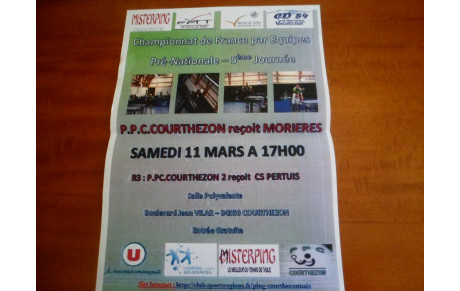 5EME TOUR CHAMPIONNAT PAR EQUIPES REGIONAL