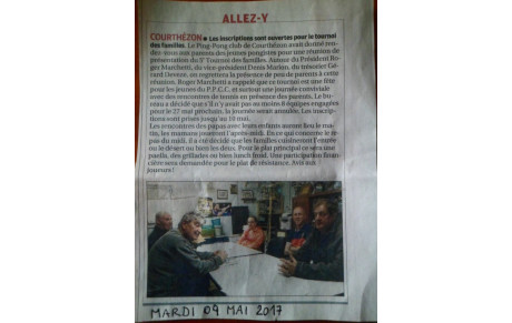 ARTICLE DE PRESSE DE LA PROVENCE