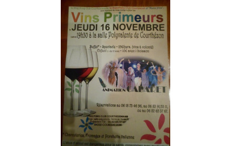 SOIREE VINS PRIMEURS