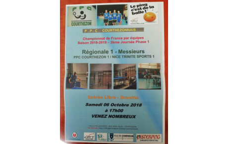 2EME TOUR CHAMPIONNAT PAR EQUIPES SENIORS DEPARTEMENTAL ET REGIONAL