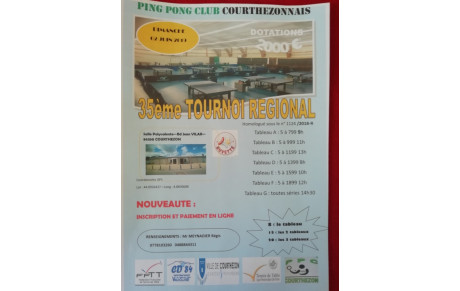 35EME TOURNNOI REGIONAL DES COMMERCANTS ARTISANS ET VIGNERONS