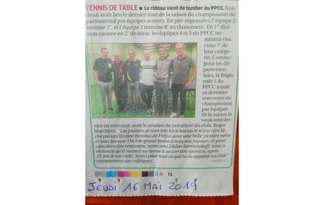 ARTICLE DE PRESSE