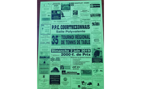 35eme Tournoi Regional Des Commercants Artisans Vignerons